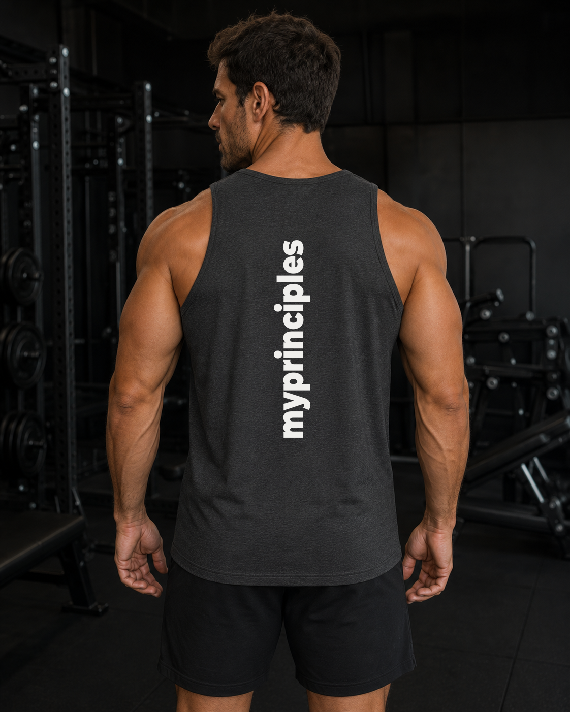 My Principles Logo Tank Top Premium Minimalist Performance Muscle Tank