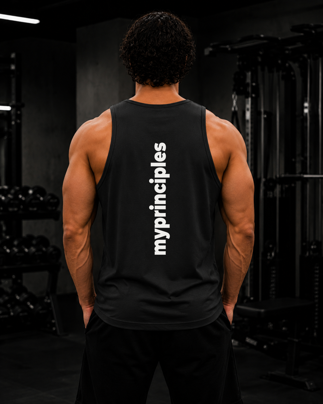 My Principles Logo Tank Top Premium Minimalist Performance Muscle Tank
